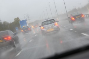 Tips on rain and thunderstorm driving